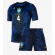 Billige Fotballdrakt Brasil Marquinhos #4 Replika Bortedraktsett Barn VM 2026 Kortermet (med bukser)